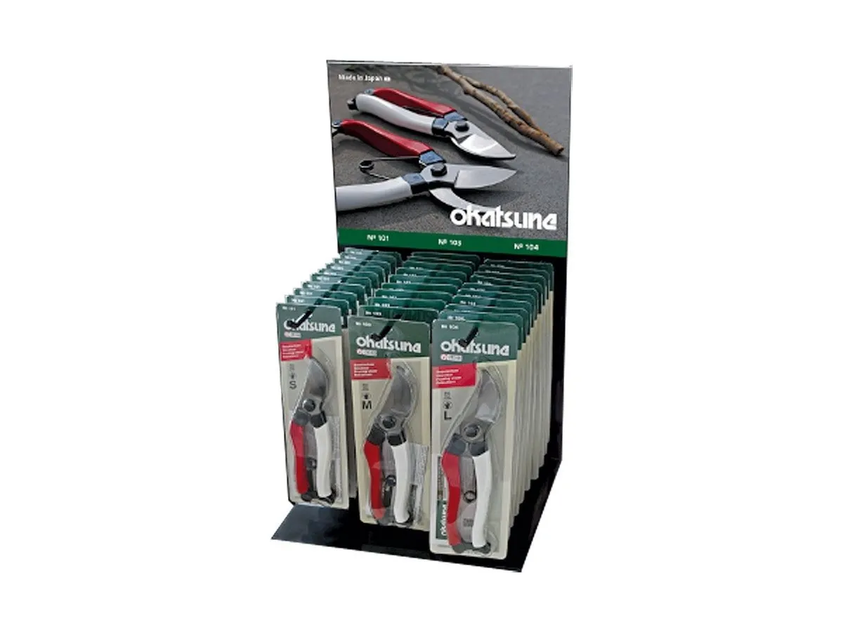 Okatsune FORBICI DA POTA DISPLAY 30 PZ (101/103/104)