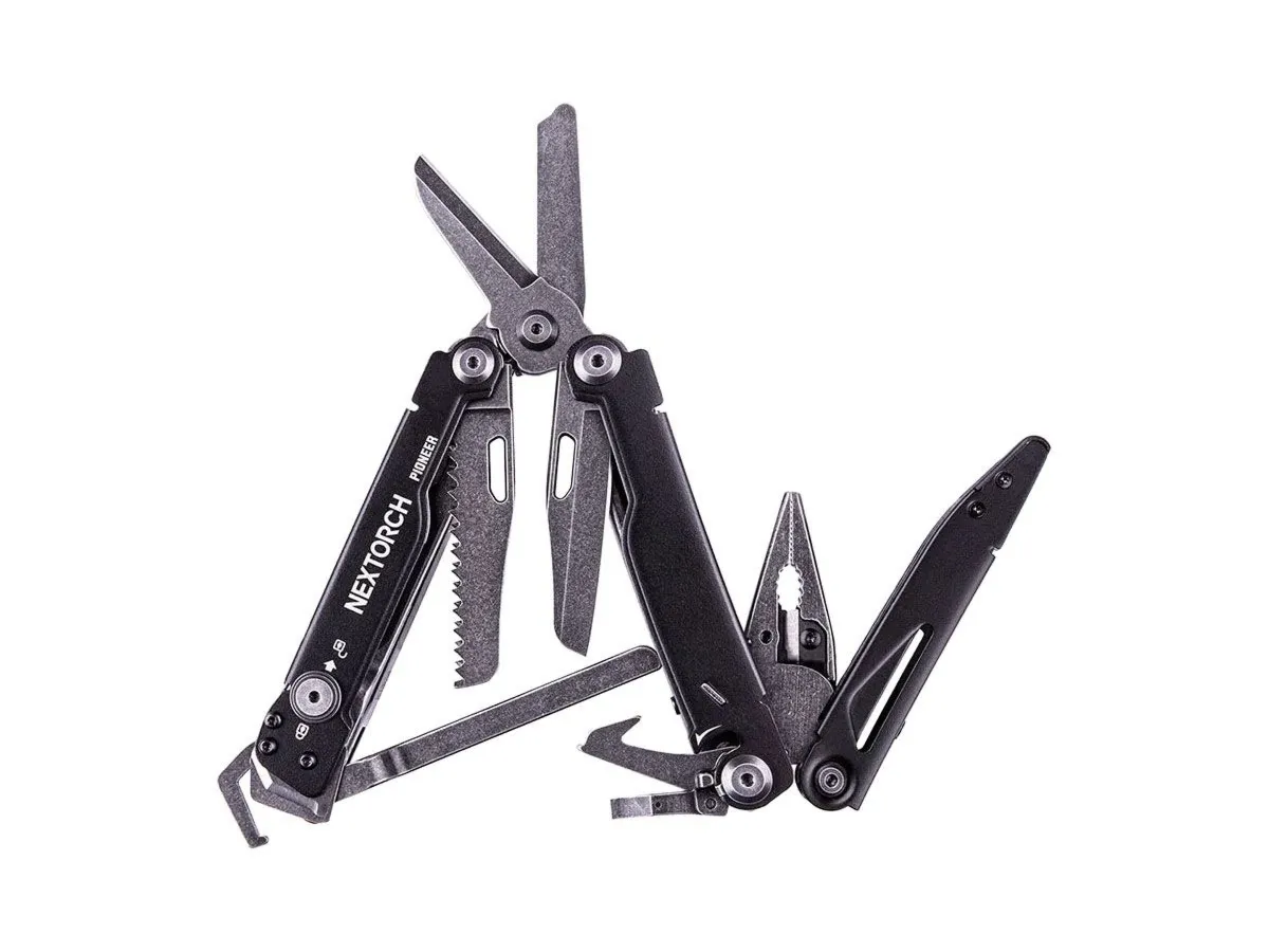 Nextorch PIONEER PROFESSIONAL MULTITOOL (14 TOOLS) Obsidian Black