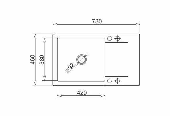 Pyramis Zlew. KORFU (78x46) 1B 1D, karbon + bateria Bello