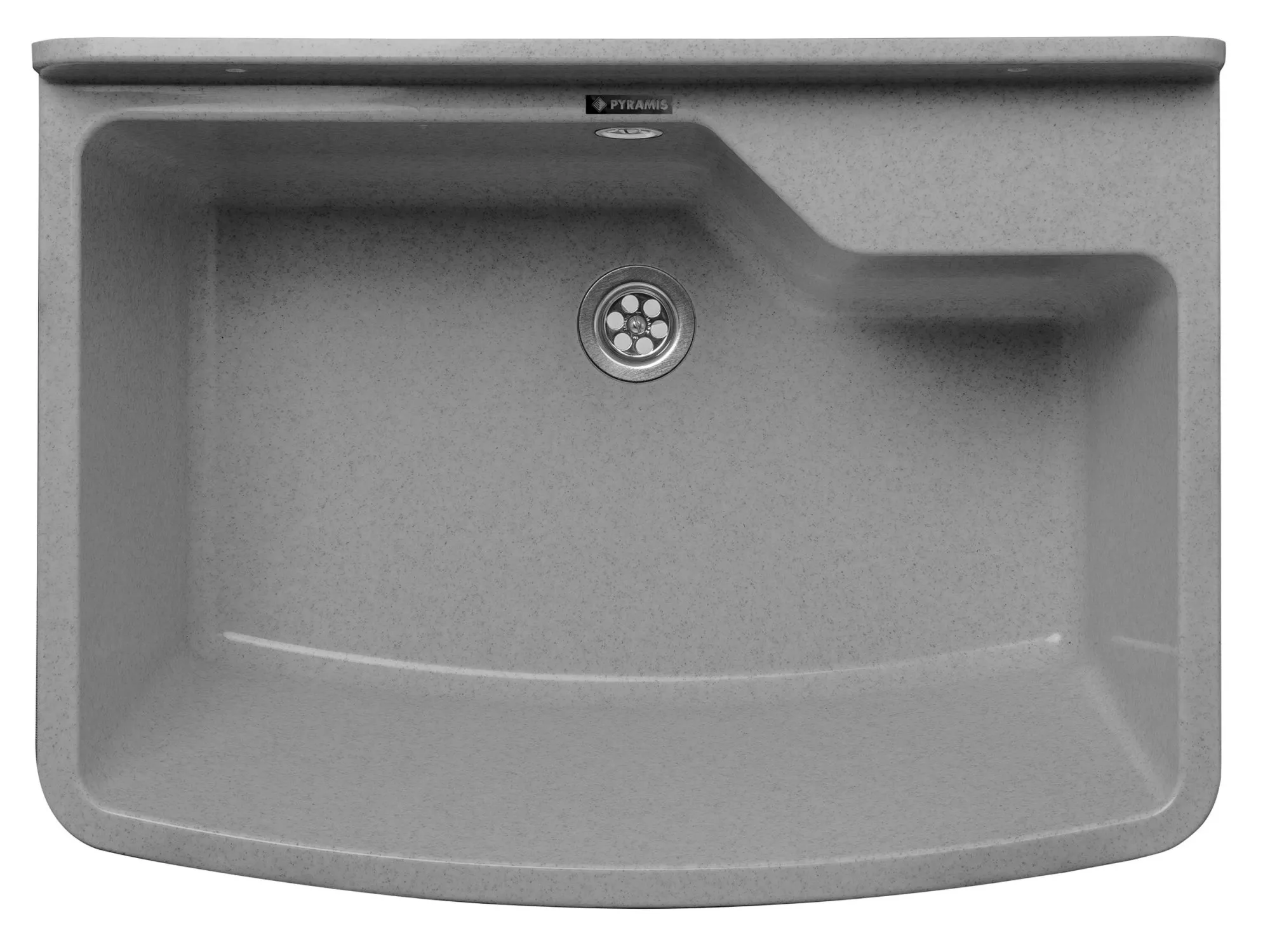 Pyramis Umywalka ogrodowa Max, szary granit