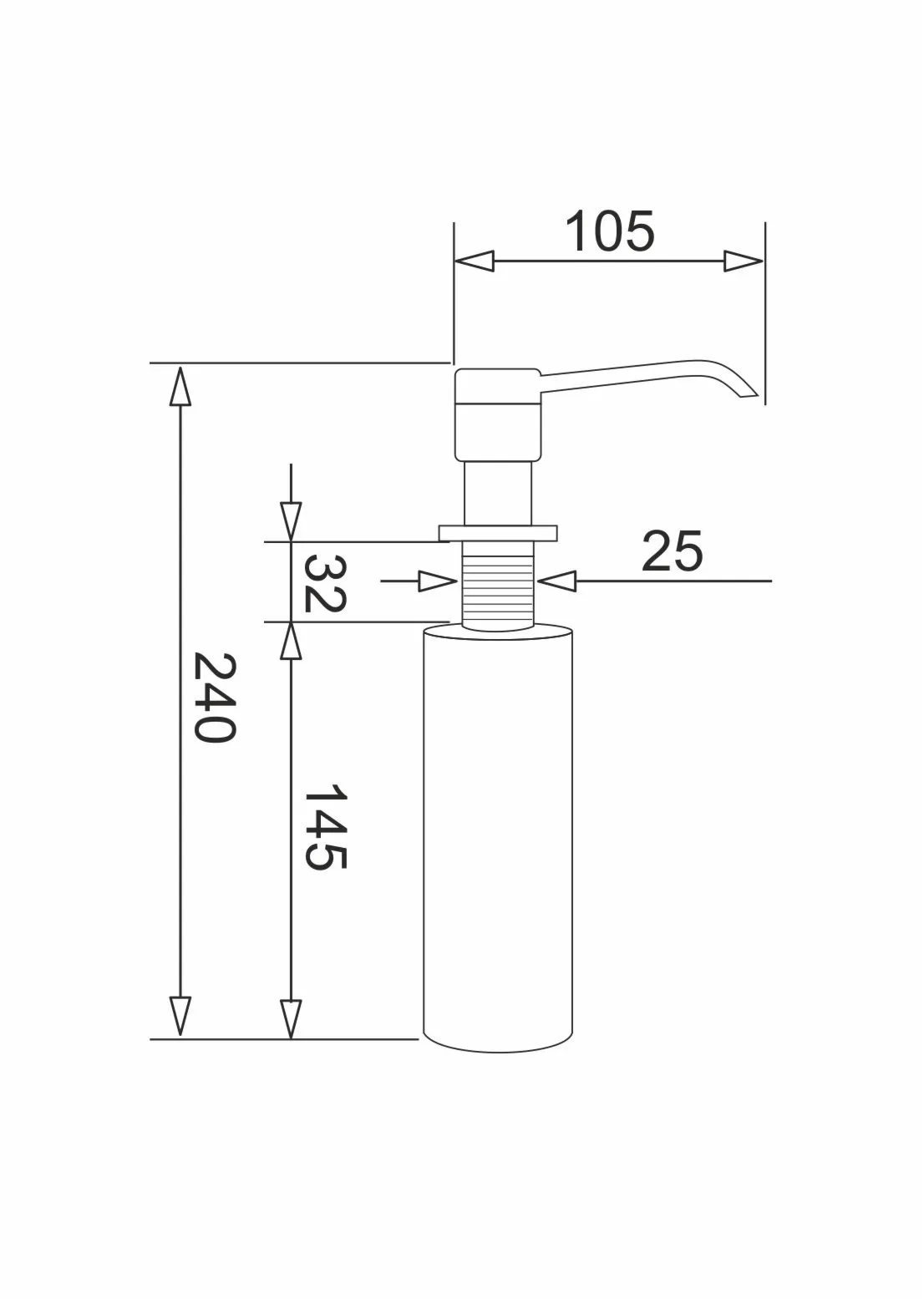 Pyramis Dozownik DP-01 volcano, Black Edition