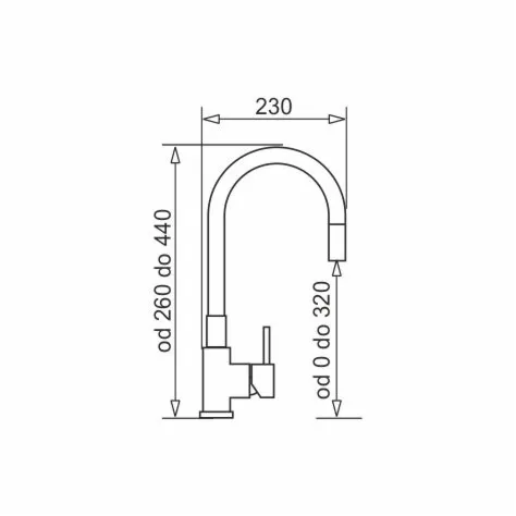 Pyramis Bateria FLESSI S, czarny