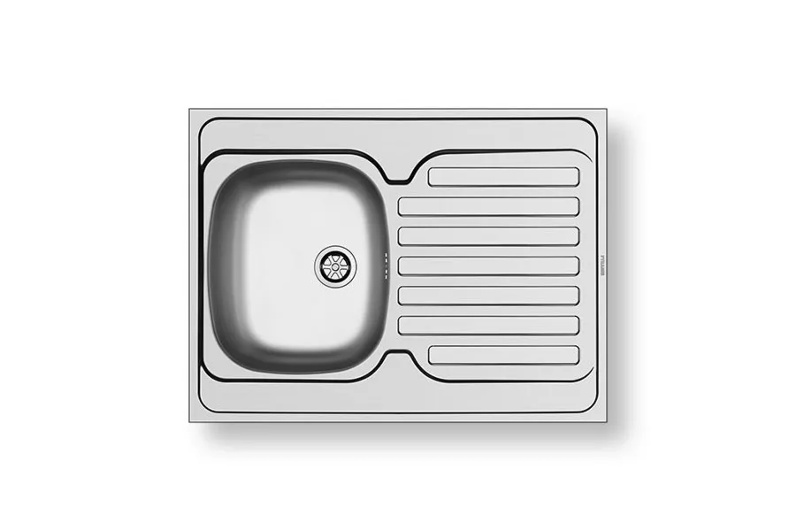 Pyramis Zlewozmywak INTL(80x60) 1B 1D Len odwracalny