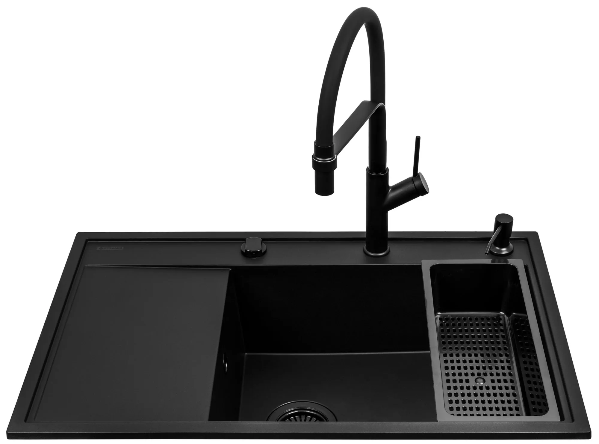 Pyramis Zlew. CAMEA (79x50) 1B 1D R Black Edition + Bateria FLEXOS