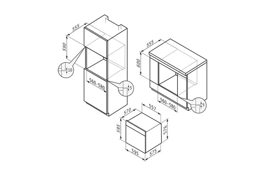 Pyramis Piekarnik PO78042009PIX