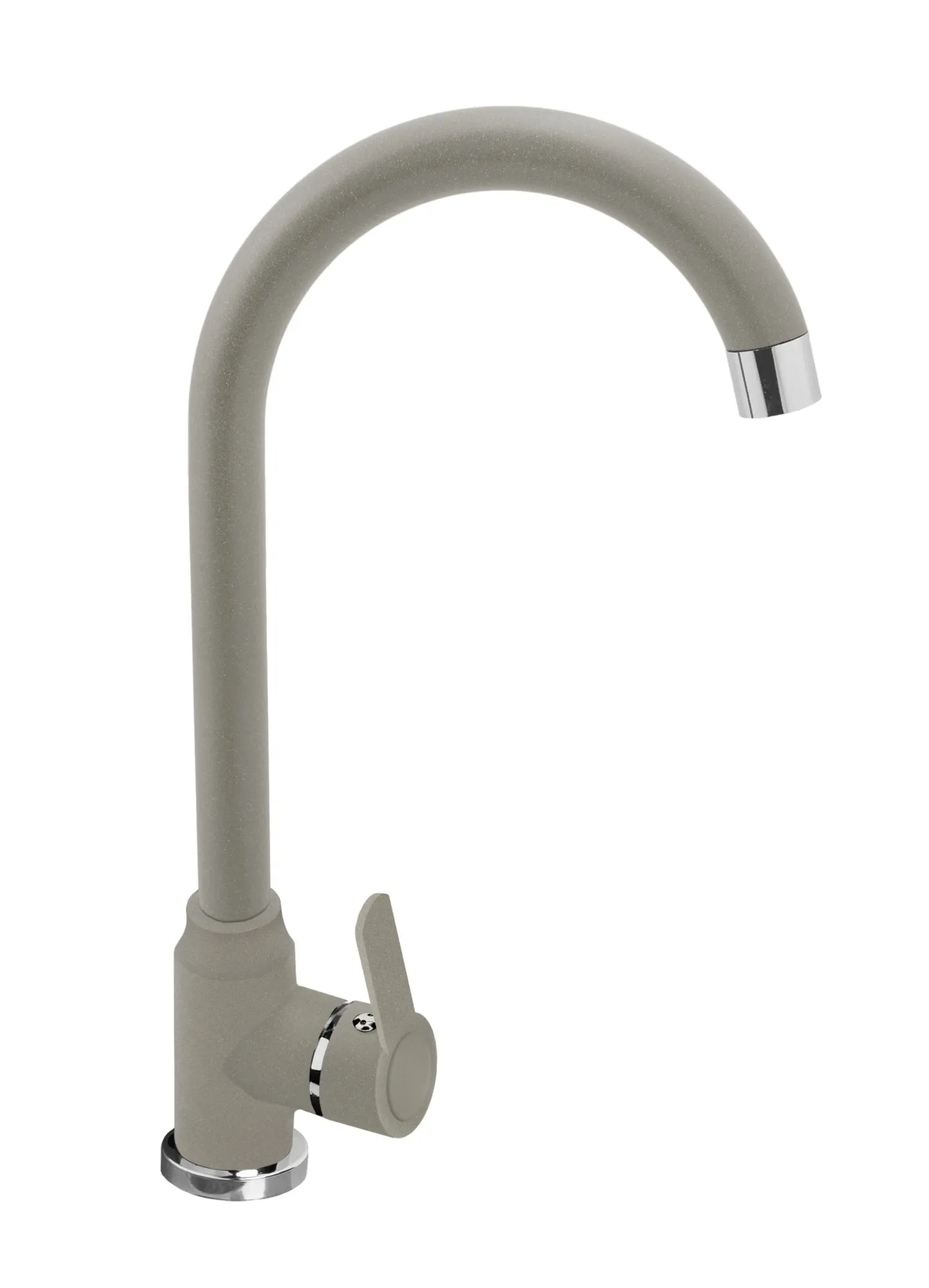 Pyramis Zlew. CAMEA MINI (40x40) 1B szary beton + bateria LUNGO