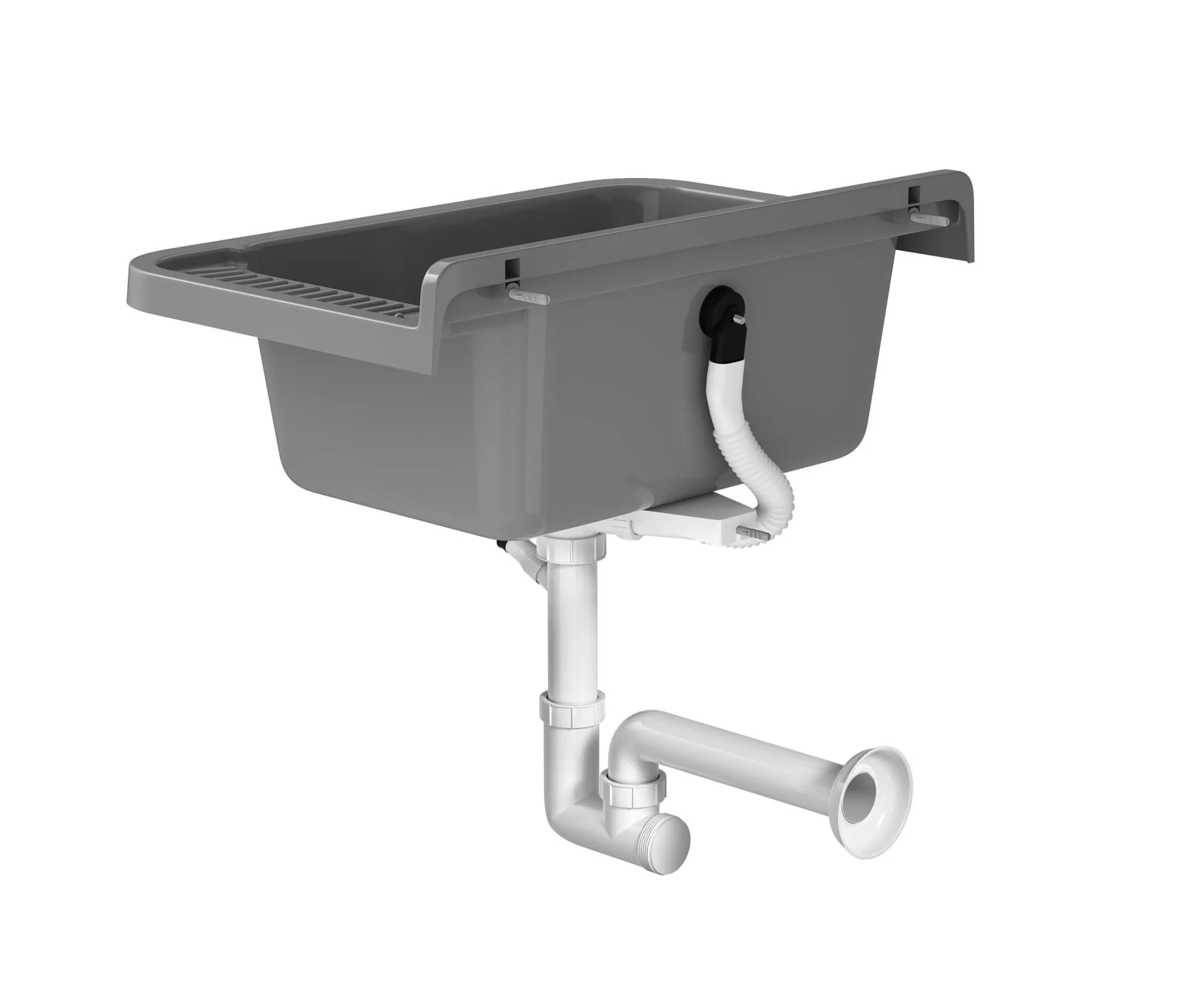 Pyramis Umywalka ogrodowa NEO PLUS 58,4X38 szary granit