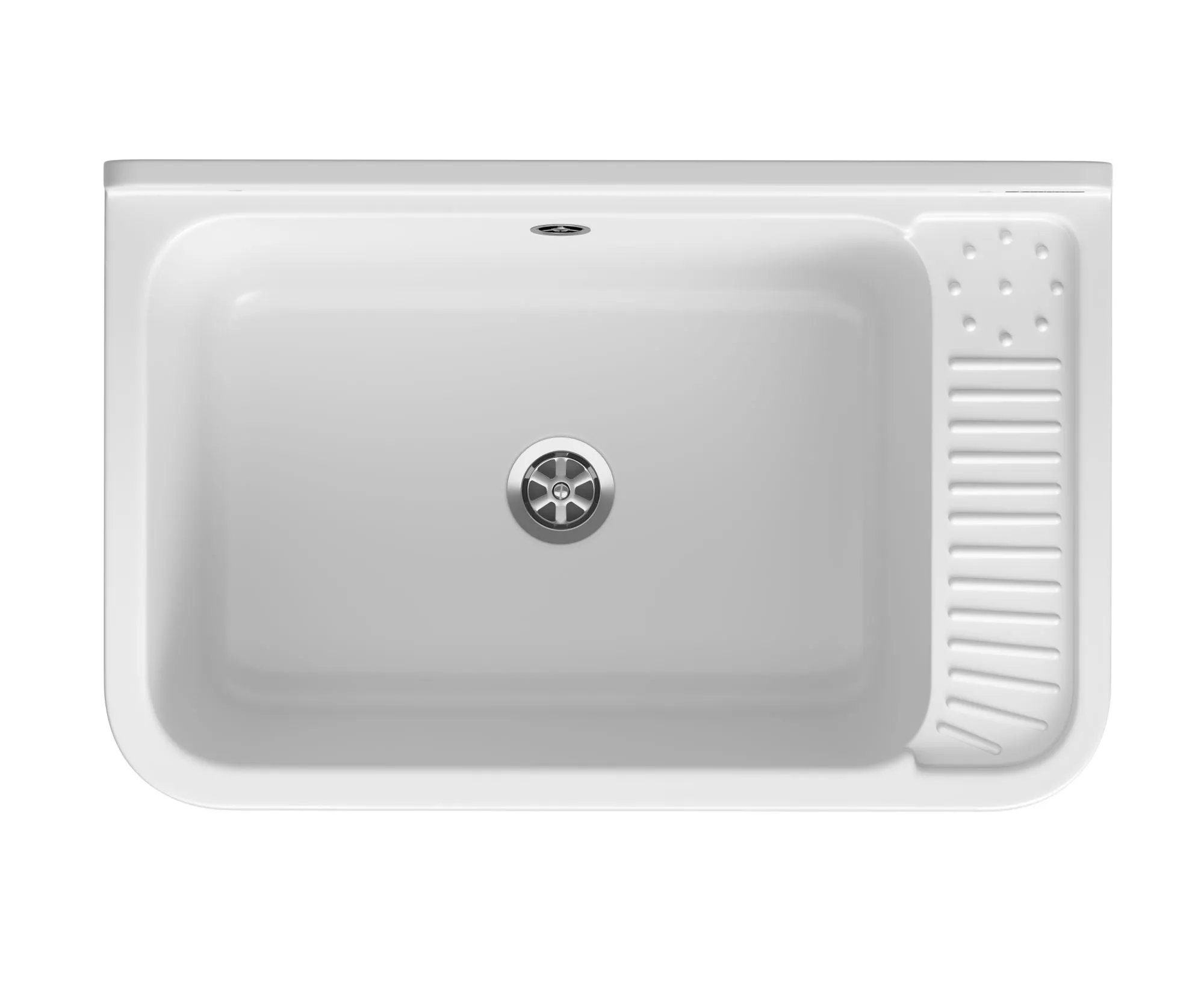 Pyramis Umywalka ogrodowa NEO PLUS 58,4X38 biały granit