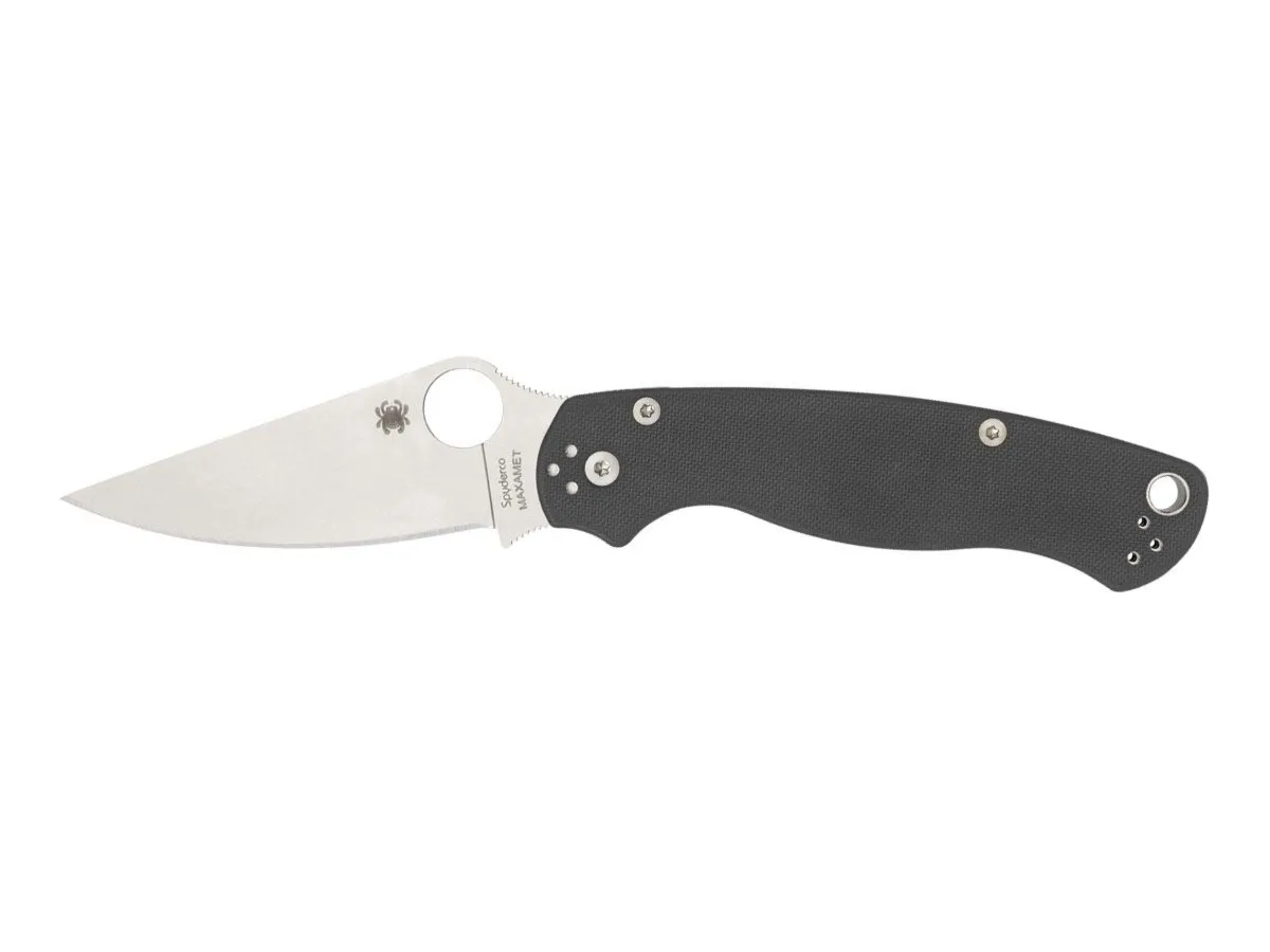 Spyderco PARA MILITARY 2 MAXAMET G-10 DARK GRAY PLAIN C81GPDGY2