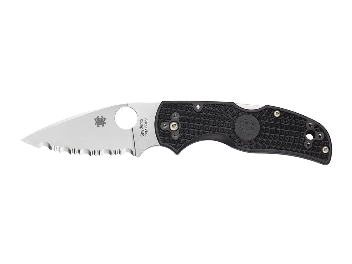 Spyderco NATIVE 5 FRN BLACK SERRATED C41SBK5