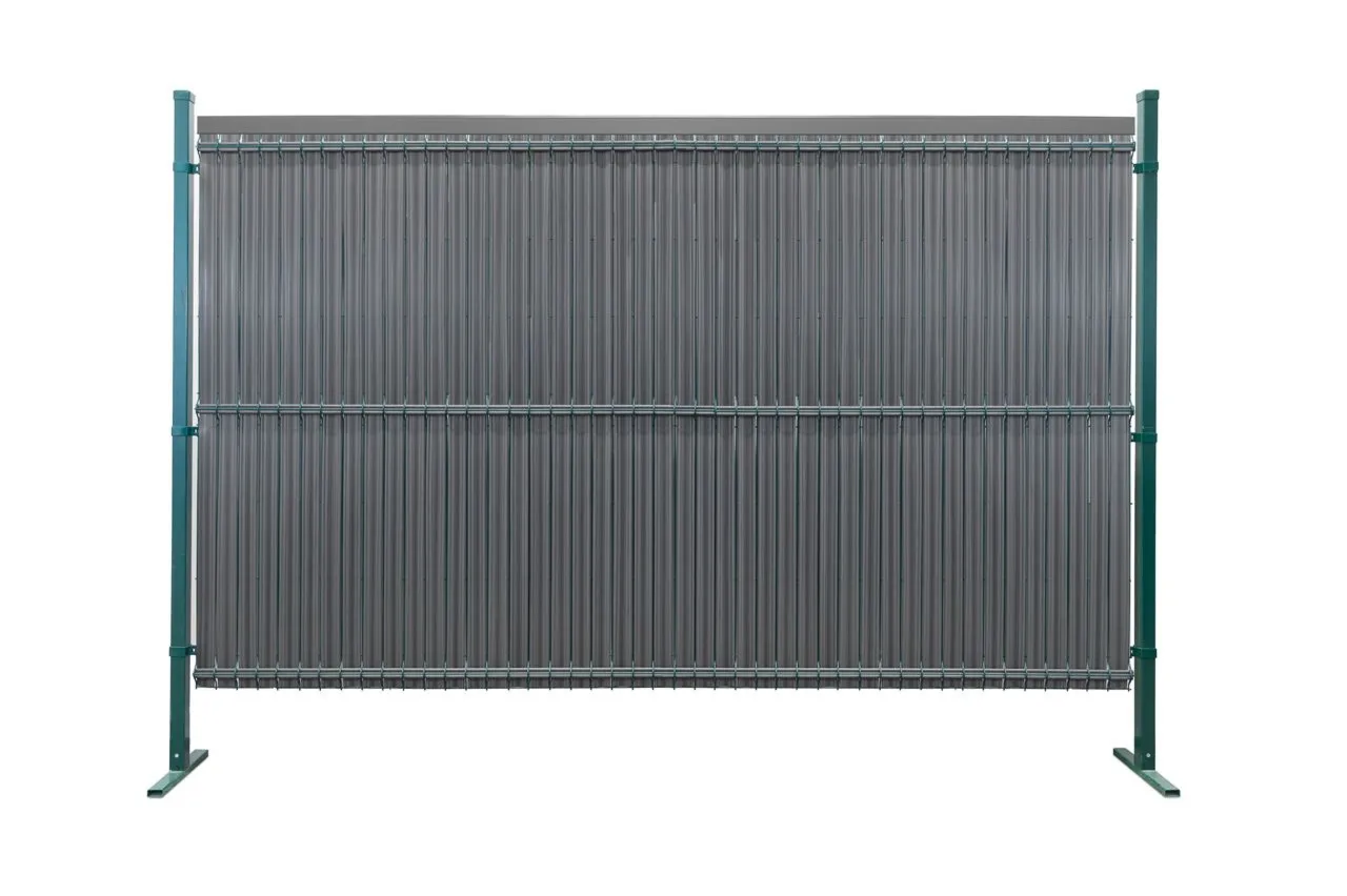 Listwy Ogrodzeniowe Pionowe Szerokie 173x250cm RD03 Antracyt komplet