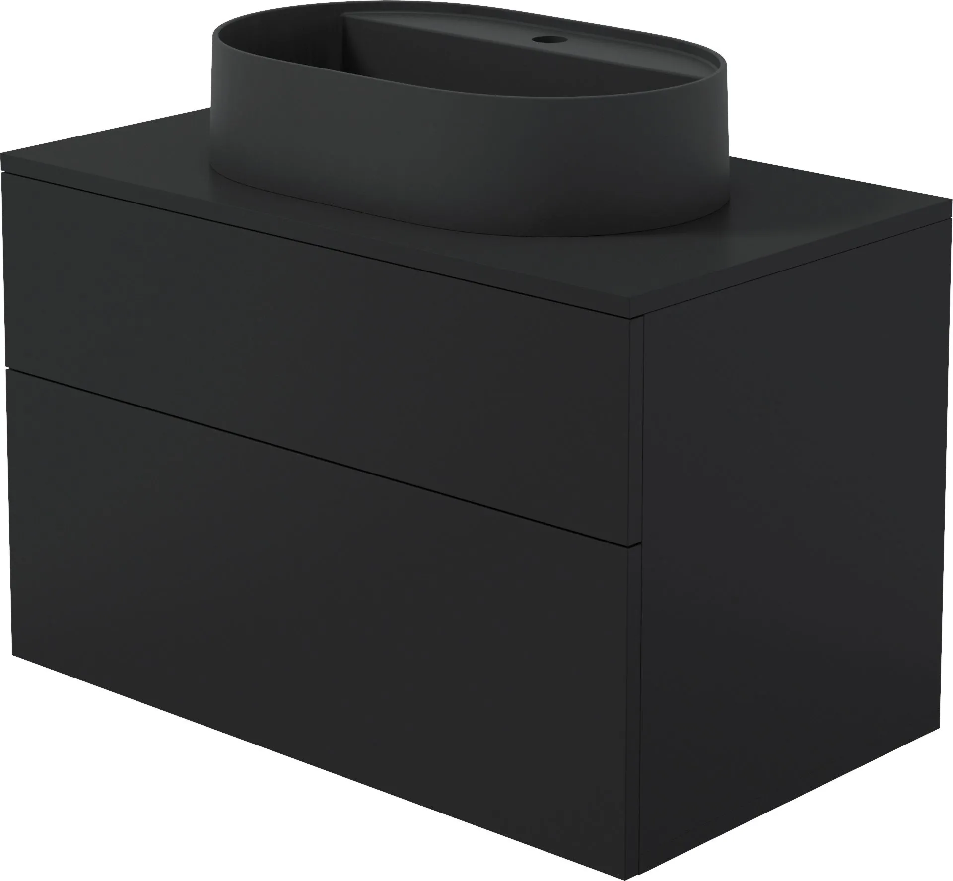 Deante Szafka umywalkowa z umywalką granitową - 55x35 cm