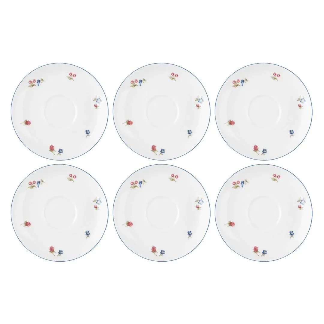 SELTMANN SONATE NOSTALGIA Zestaw 6 spodków 13 cm