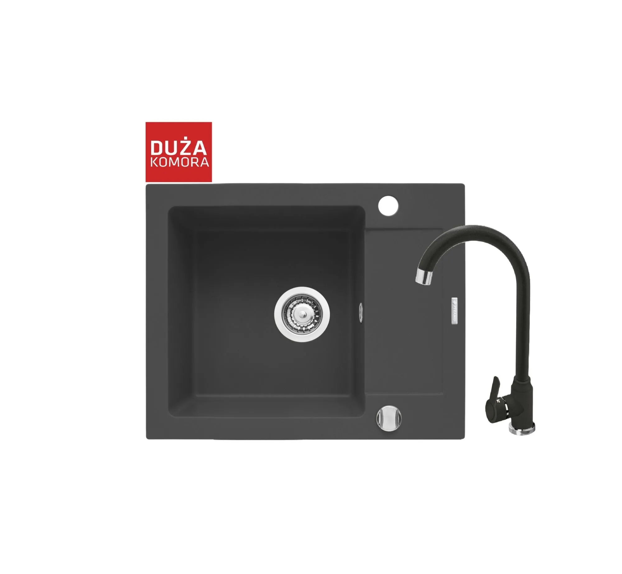 Pyramis Zlew. MIDO (62x50) 1B 1D karbon + bateria Lungo