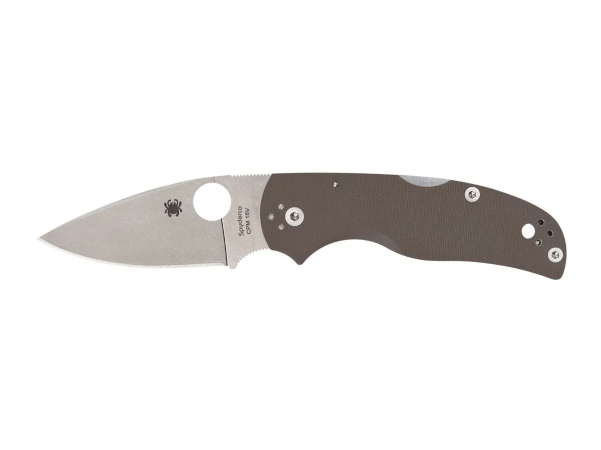 Spyderco NATIVE 5 BROWN G10 CPM 15V PLAIN C41GPBN15V5