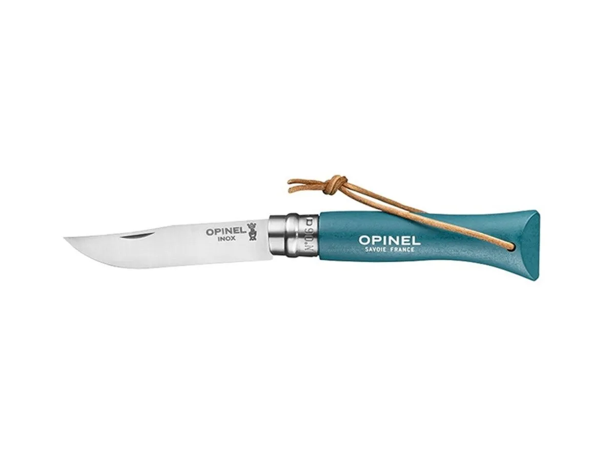 Opinel TRADIZIONE N°06 INOX BAROUDEUR "TURQUOISE" (002200)