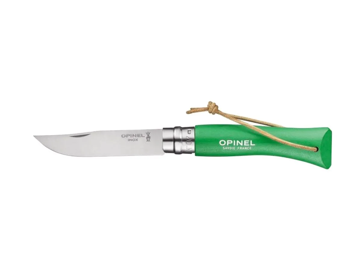 Opinel TRADIZIONE N°07 INOX BAROUDEUR "VERT PRAIRIE" (002210)