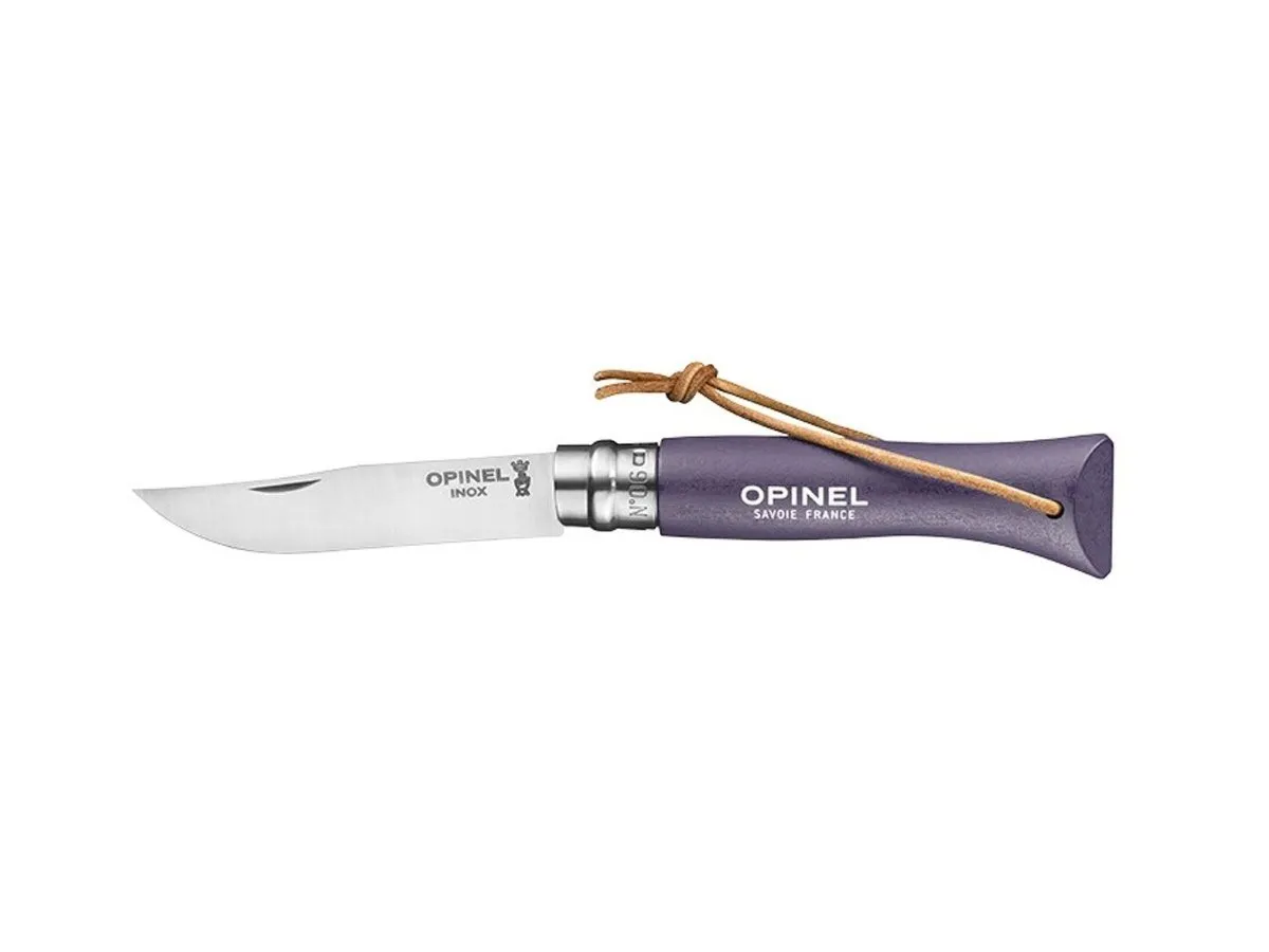 Opinel TRADIZIONE N°06 INOX BAROUDEUR "VIOLET GRIS" (002204)