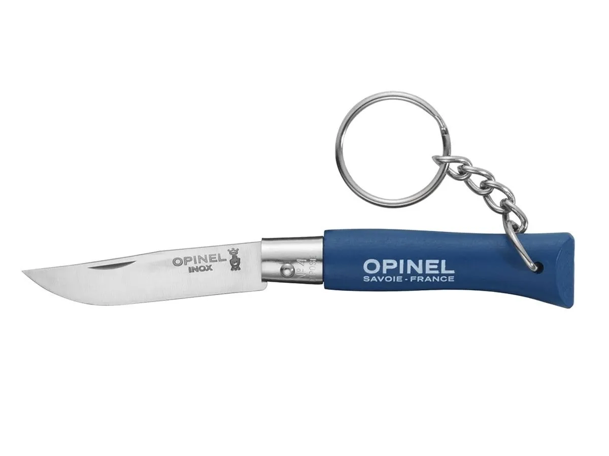 Opinel TRADIZIONE N°04 INOX PORTACHIAVE "BLEU FONCE'" (002269)
