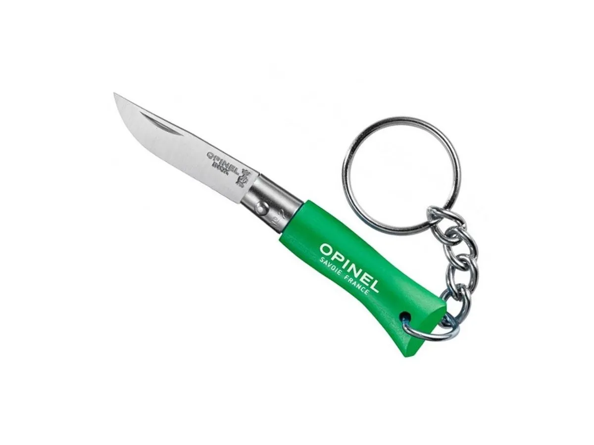 Opinel TRADIZIONE N°02 INOX PORTACHIAVE "VERT PRAIRIE" (002273)
