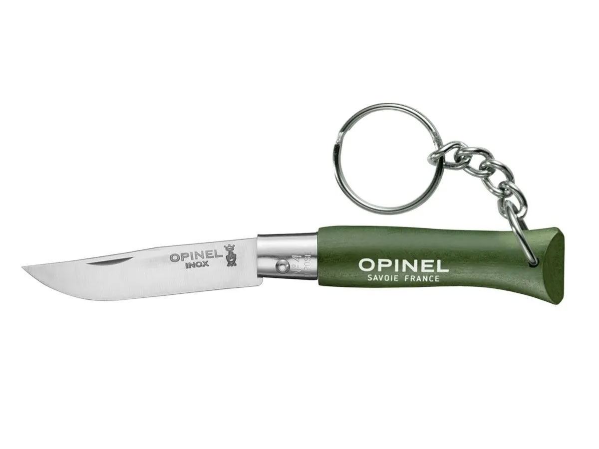 Opinel TRADIZIONE N°04 INOX PORTACHIAVE "KAKI" (002054)