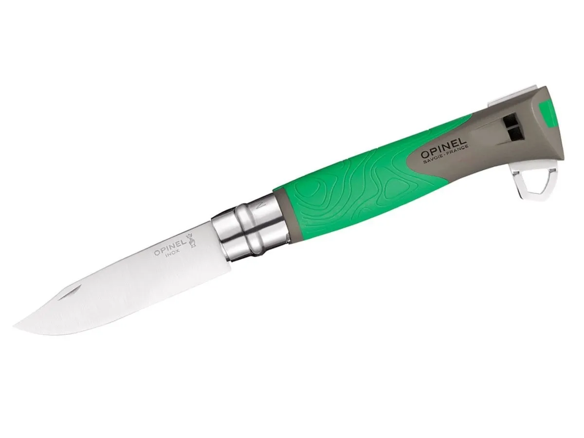 Opinel EXPLORE N°12 INOX C/RIMUOVI ZECCHE "VERT" (002489)