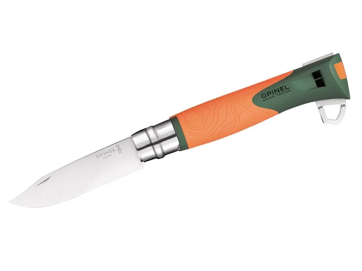 Opinel EXPLORE N°12 INOX C/RIMUOVI ZECCHE "ORANGE" (002454)