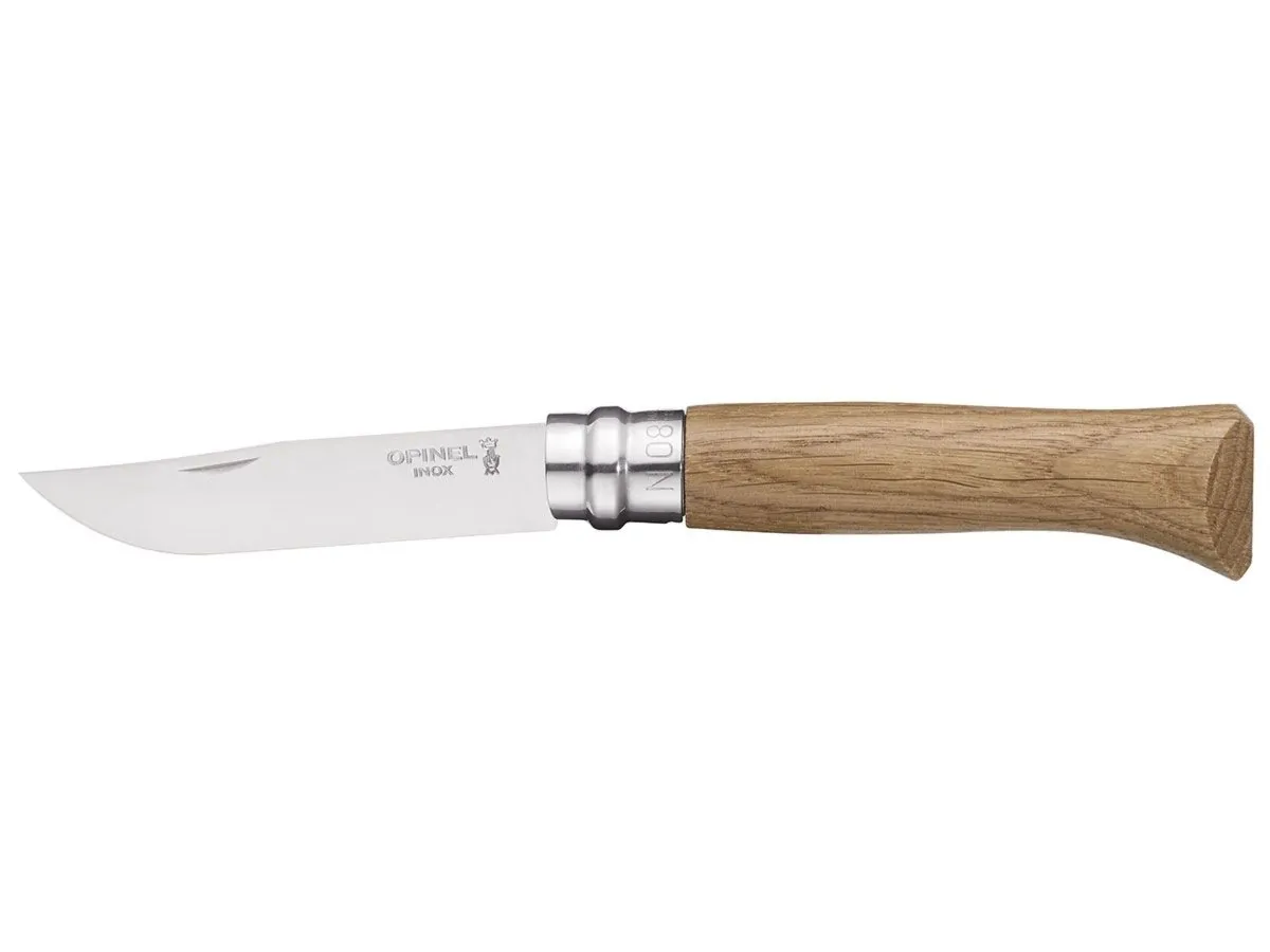 Opinel TRADIZIONE LUSSO N°08 INOX QUERCIA (002021)