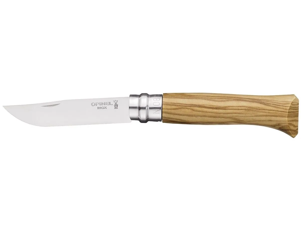 Opinel TRADIZIONE LUSSO N°08 INOX ULIVO (002020)