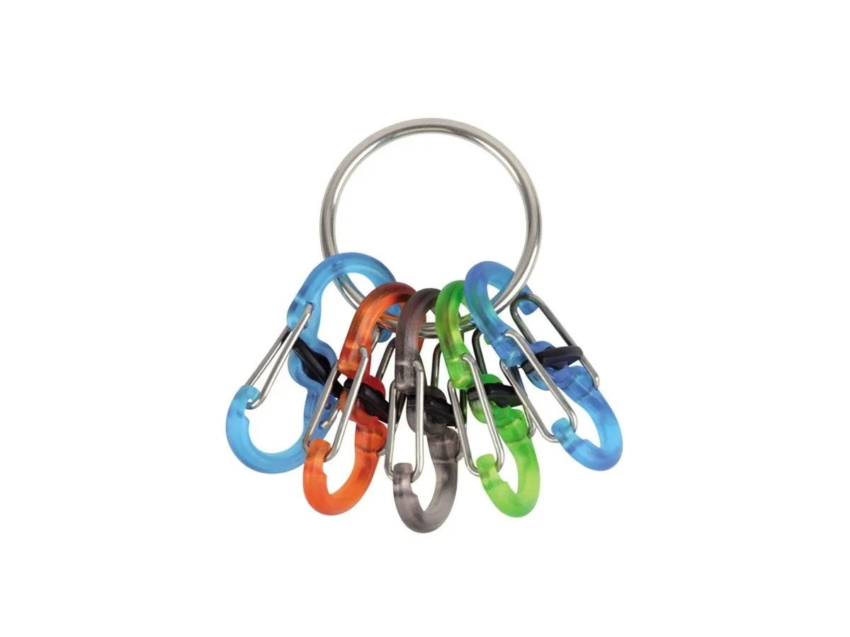 Niteize KEYRING LOCKER S-BINER Plastic KRGP-11-R3