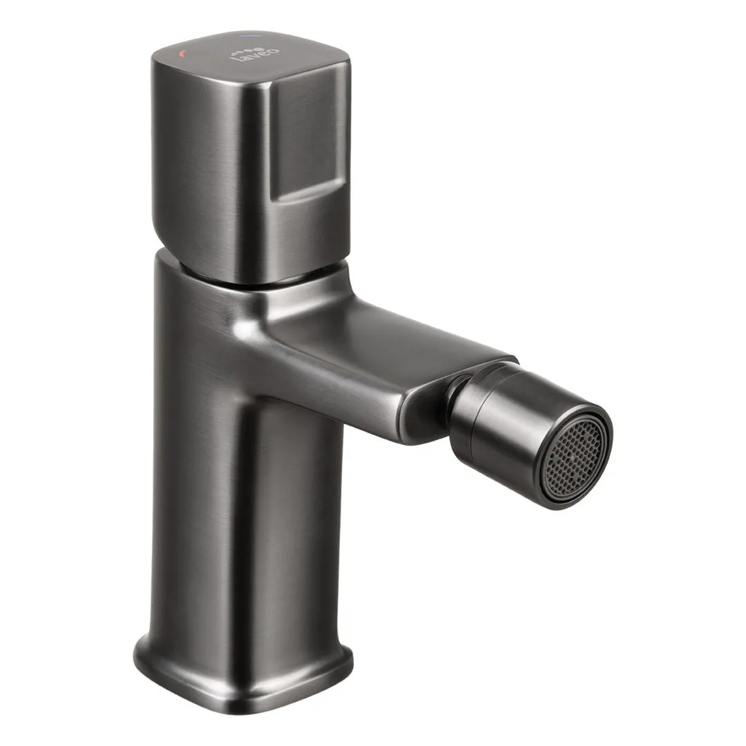 LAVEO Tores - bateria bidetowa stojąca z korkiem