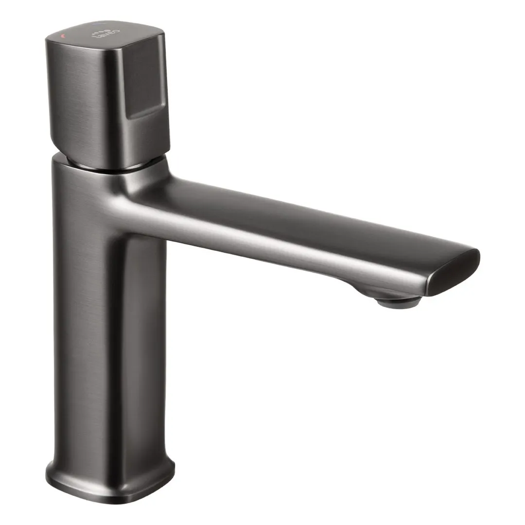 LAVEO Tores - bateria umywalkowa stojąca z korkiem