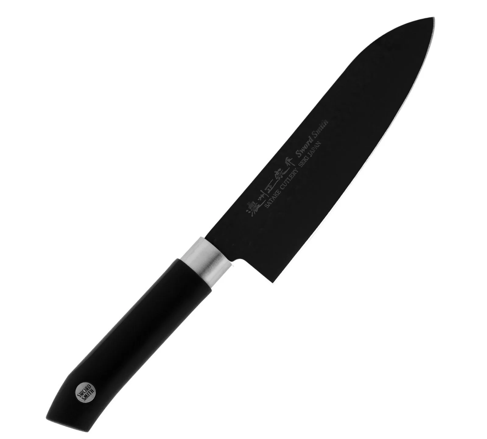 Satake Swordsmith Black Nóż Santoku 17 cm