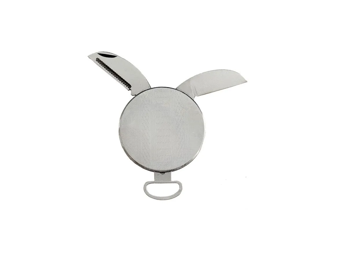 PENDANT 2 BLADES STAINLESS STEEL