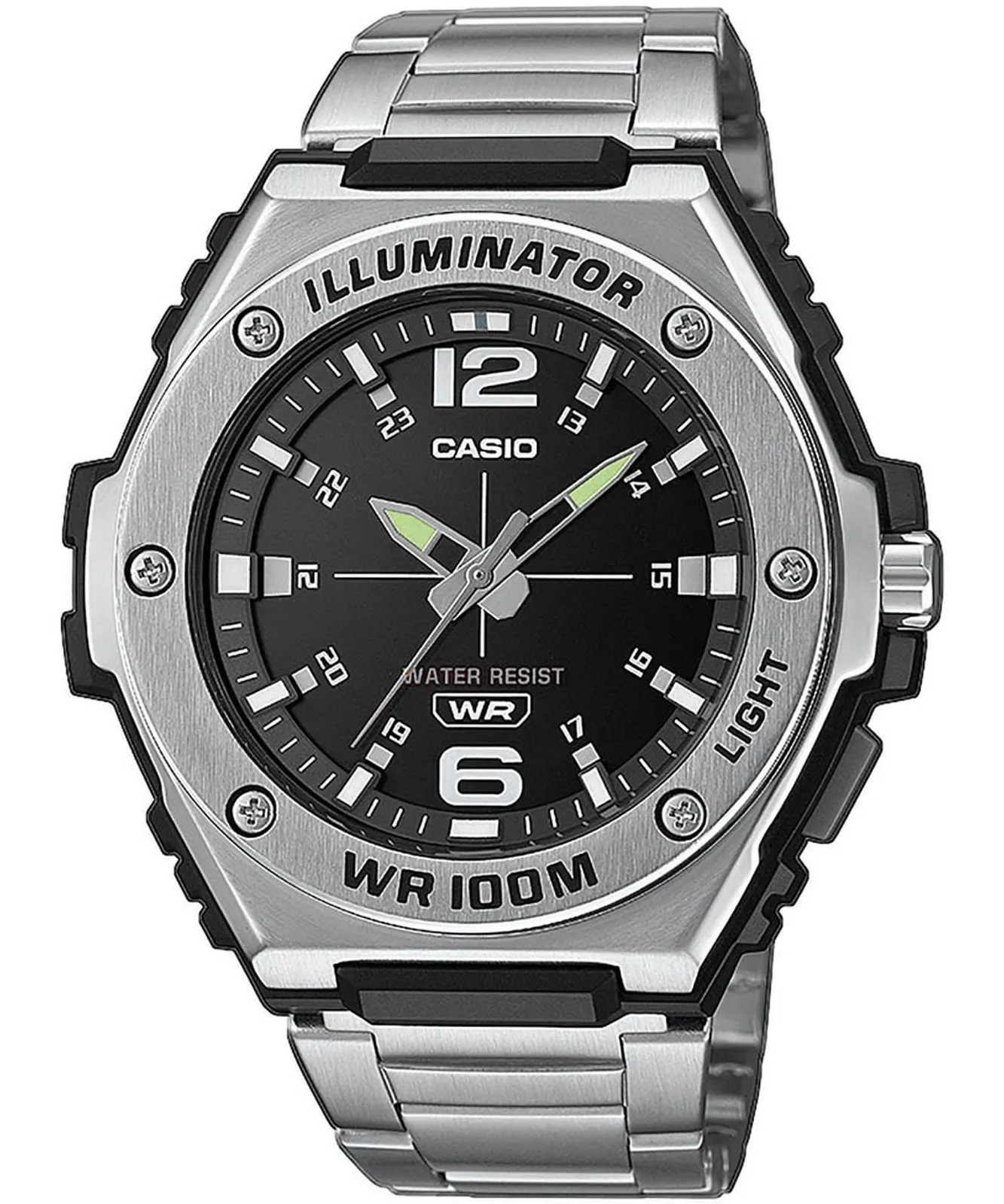 Męski Zegarek Casio Collection MWA-100HD-1AVEF – Sportowy Analog z Podświetleniem LED