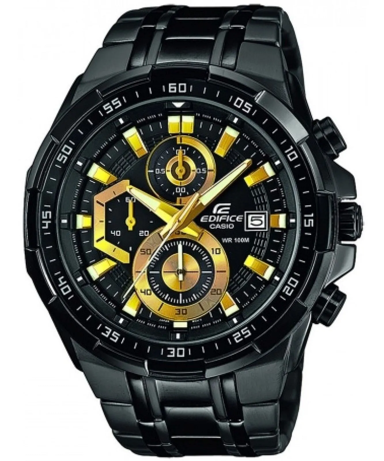 Casio Edifice EFR-539BK-1AVUEF – Sportowa Moc i Elegancja Ciemności