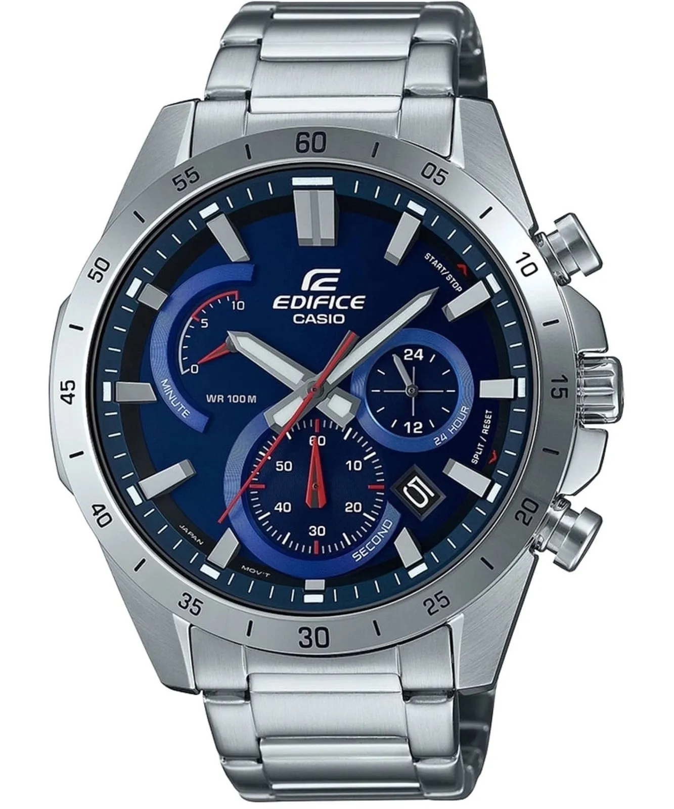 Męski Zegarek Casio Edifice FR-573D-2AVUEF – Sportowy Sznyt i Solidna Stal