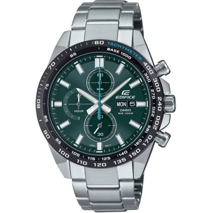 Męski Zegarek Casio Edifice EFR-574DB-3AVUDF – Sportowy Chronograf w Zieleni