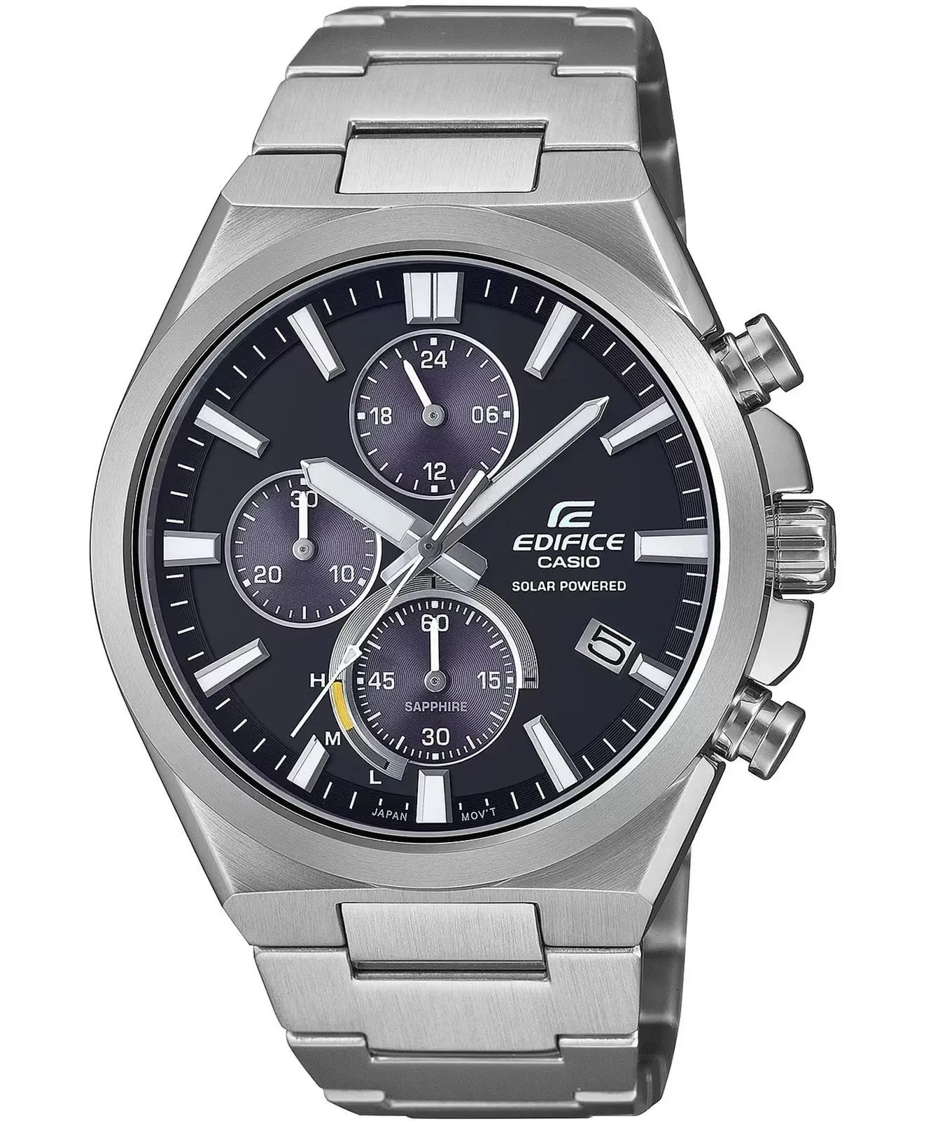 Męski Zegarek Casio Edifice EFS-S630D-1AVUEF – Sportowy Chronograf Solarny z Szafirem