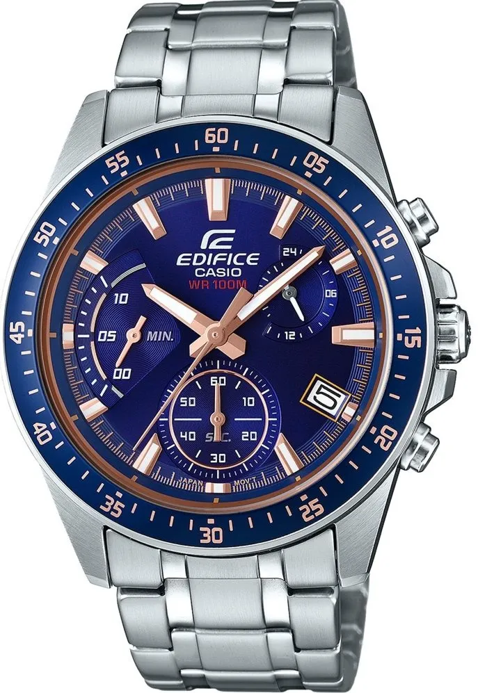 Męski Zegarek Casio Edifice EFV-540D-2AVUEF – Sportowy Chronograf w Granacie