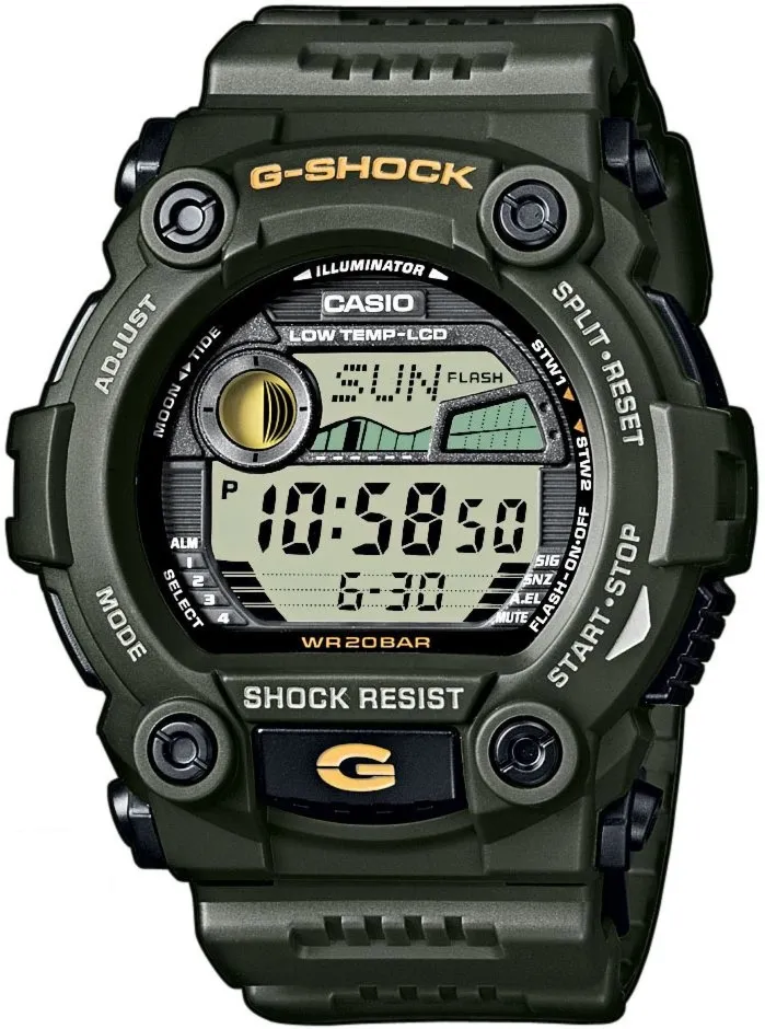 Męski Zegarek Casio G-Shock G-7900-3DR – Ekstremalna Wytrzymałość i Funkcje Outdoor
