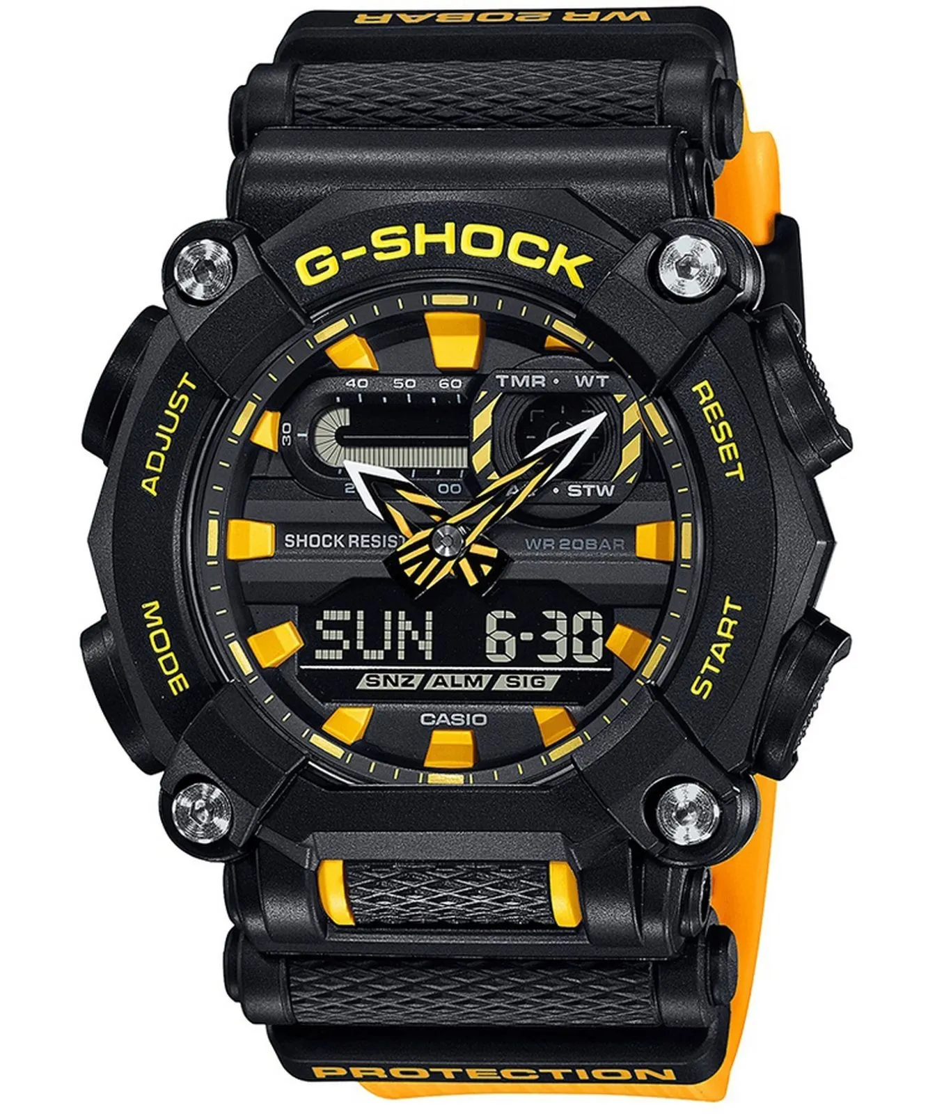 Zegarek Casio G-Shock GA-900A-1A9ER – Industrialny Design i 7-letnia Bateria