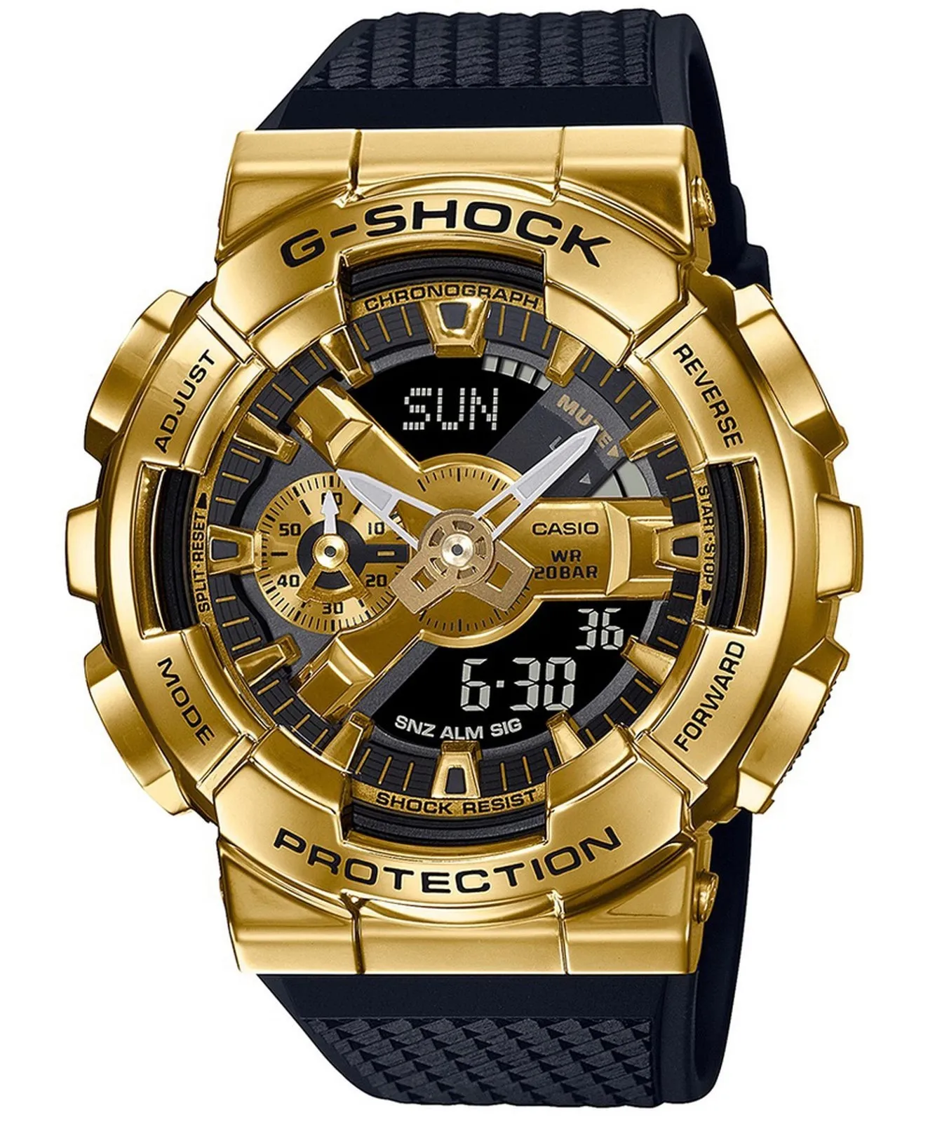 Casio G-Shock GM-110G-1A9ER – Luksus w Zbroi Wstrząsoodporności