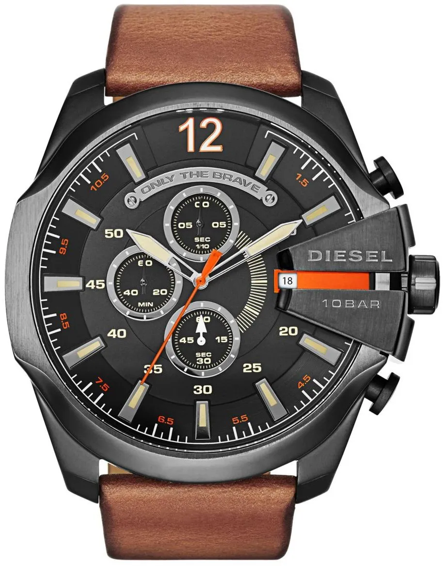 Męski Zegarek Diesel Mega Chief DZ4343 – Chronograf z Iryzującym Szkłem