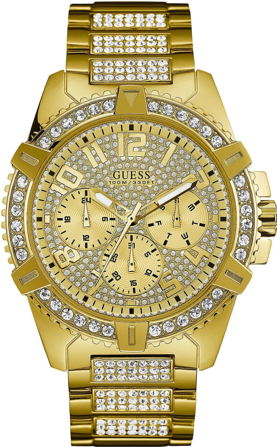 GUESS W0799G2 Frontier – Luksusowy Design i Blask Kryształów
