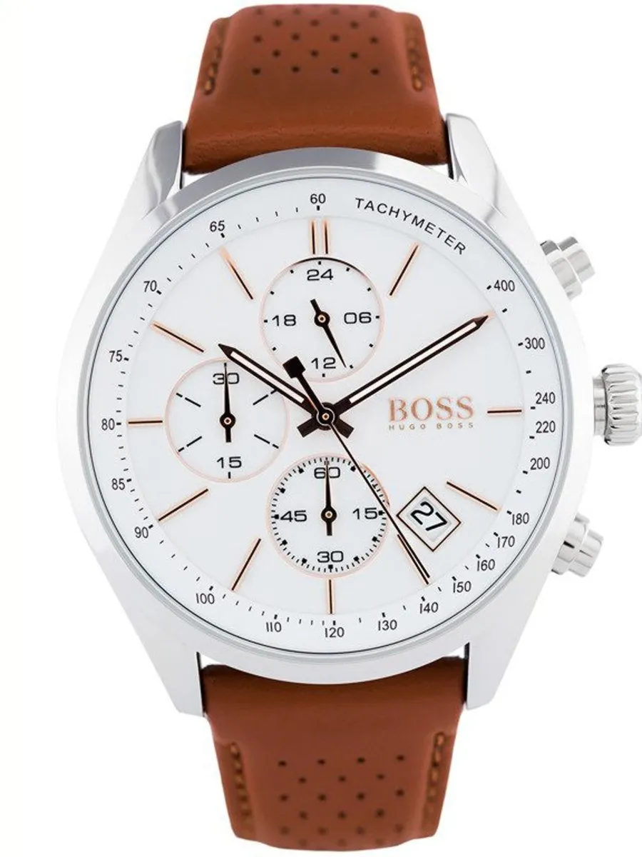 Męski Zegarek Hugo Boss Grand Prix Chronograph 1513475 – Klasyka i Sportowy Styl