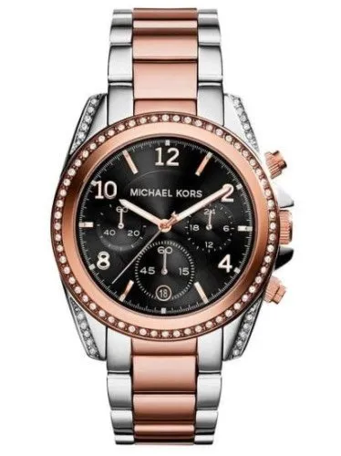 Damski Zegarek Michael Kors Blair MK6093 – Bi-Color z Różowym Złotem