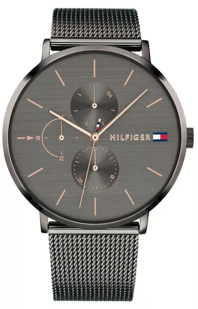 Tommy Hilfiger Jenna 1781945 – Grafitowa Elegancja i Biżuteryjny Styl