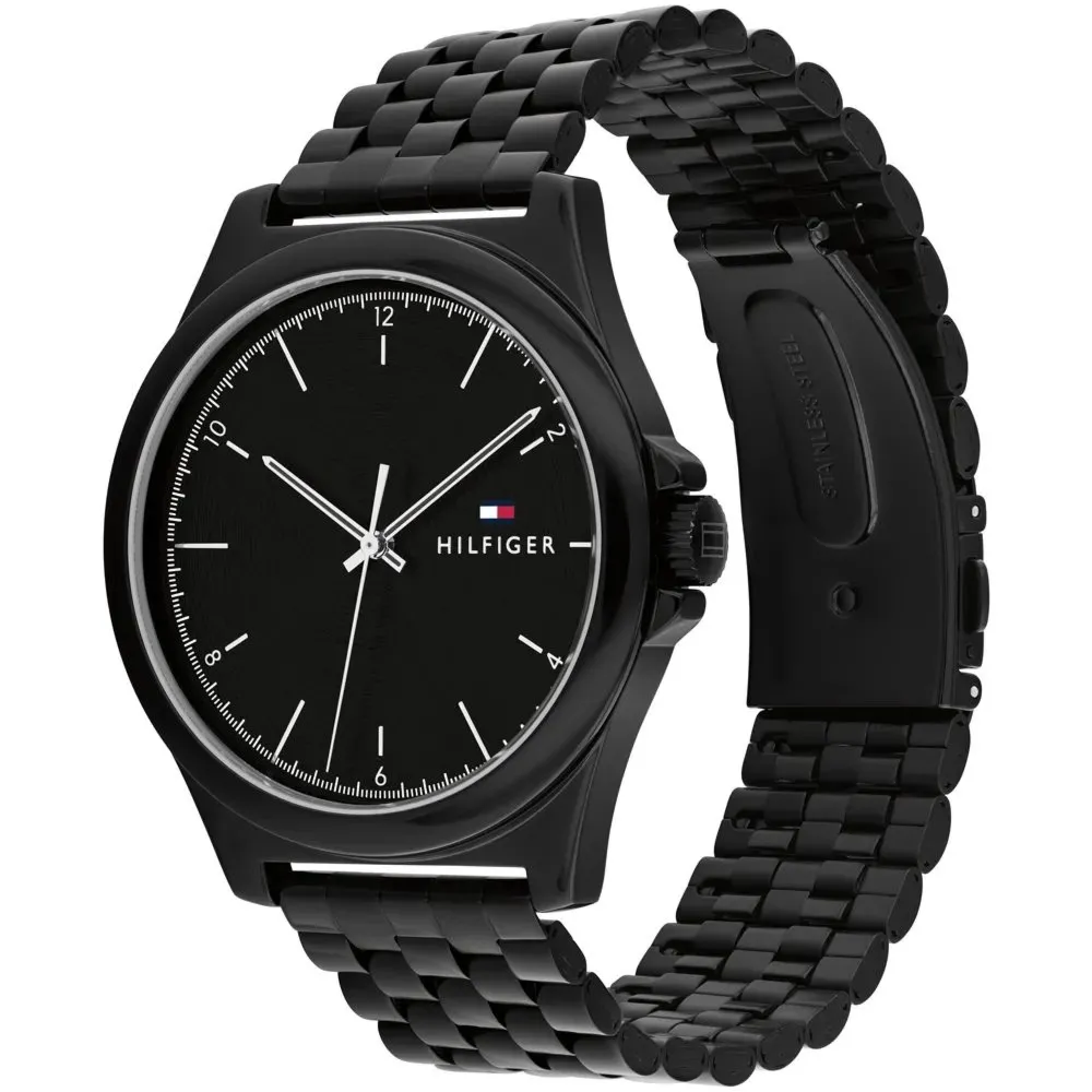 Męski Zegarek Tommy Hilfiger Norris LE 1710613 – Minimalistyczna Elegancja All-Black
