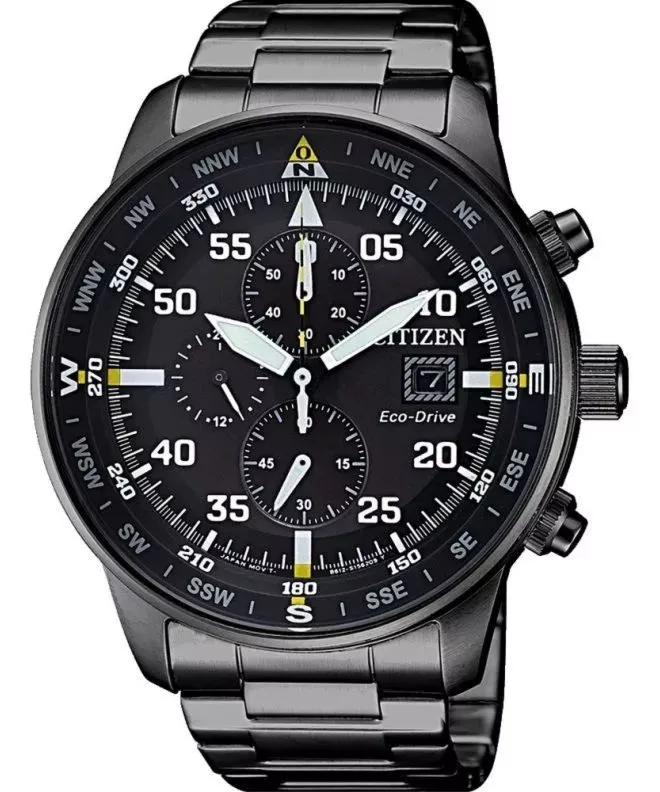 Męski Zegarek Citizen Eco-Drive CA0695-84E – Czarny Chronograf Solarny